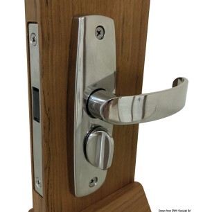 Serrure magnétique simple + blocage | EAN 8033137211690 Ref 38.130.02