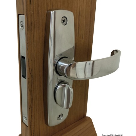 Serrure magnétique simple + blocage | EAN 8033137211690 Ref 38.130.02
