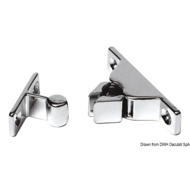 Loquet laiton chromé | EAN 8033137126659 Ref 38.107.40