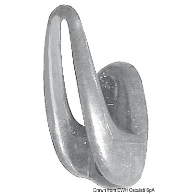 Crochet vêtements nylon 55x24 mm | EAN 8033137004575 Ref 38.105.65