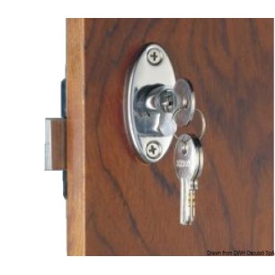Serrure + pommeau 16/38 mm | EAN 8033137057694 Ref 38.128.30
