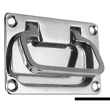 Poignée laiton chromé 50x75 mm | EAN 8033137126680 Ref 38.107.60