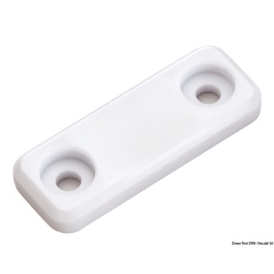 Fermeture magnétique fixation sur plan blanc | EAN 8033137211638 Ref 38.107.44
