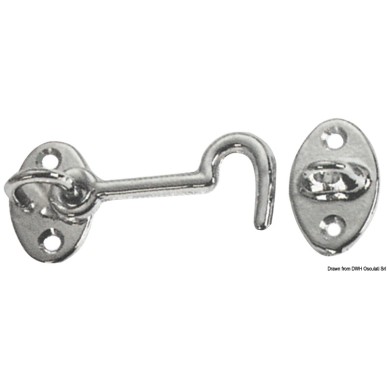 Crochet p. portes laiton chromé 100 mm | EAN 8033137127601 Ref 38.174.10