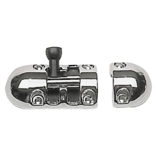 Verrou laiton chromé 85x31 mm | EAN 8033137127632 Ref 38.177.00
