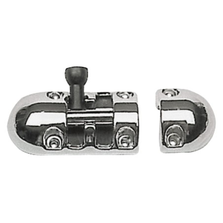Verrou laiton chromé 85x31 mm | EAN 8033137127632 Ref 38.177.00