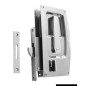 
Serrure laiton chromé portes coulissantes avec clé 
