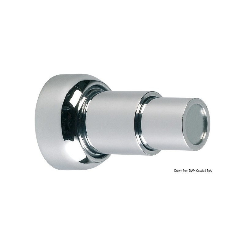 
Bloque-porte magnétique télesopique laiton 
