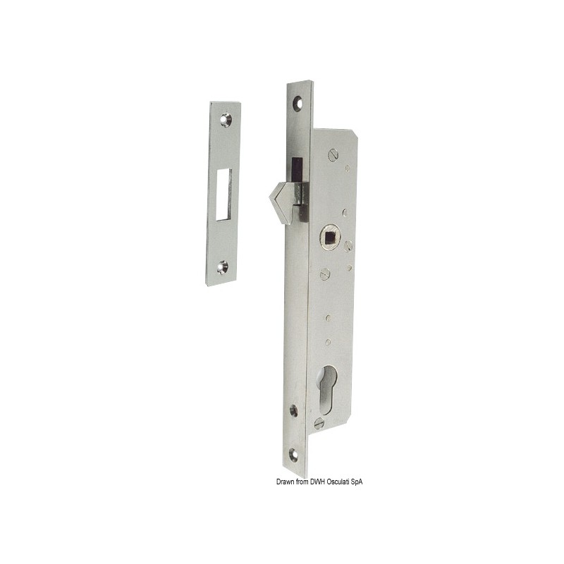 
Serrure inox portes coulissantes 
