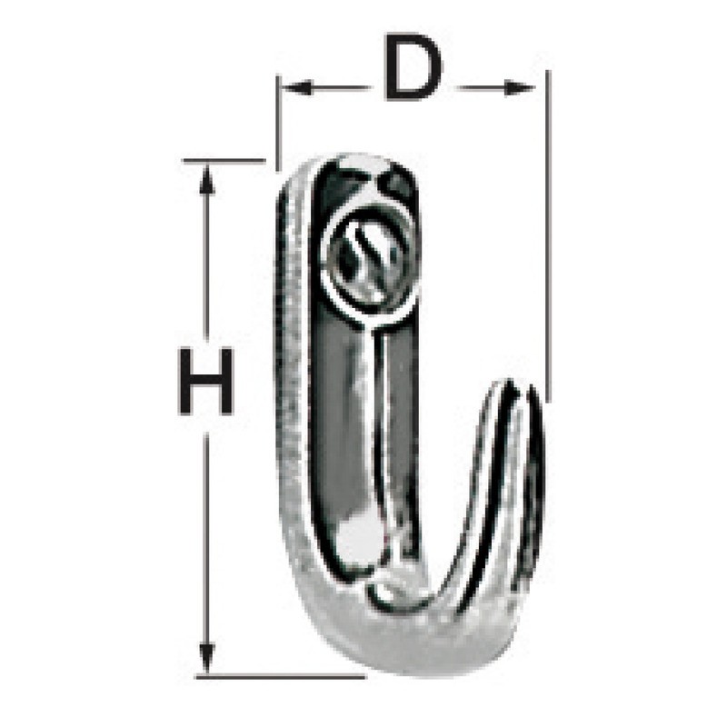 Crochet inox poli 29x32 mm
Crochet inox poli 29x32 mm