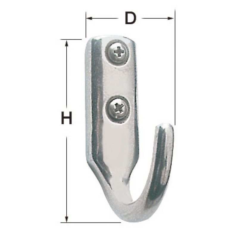 Crochet inox poli 25x41 mm
Crochet inox poli 25x41 mm