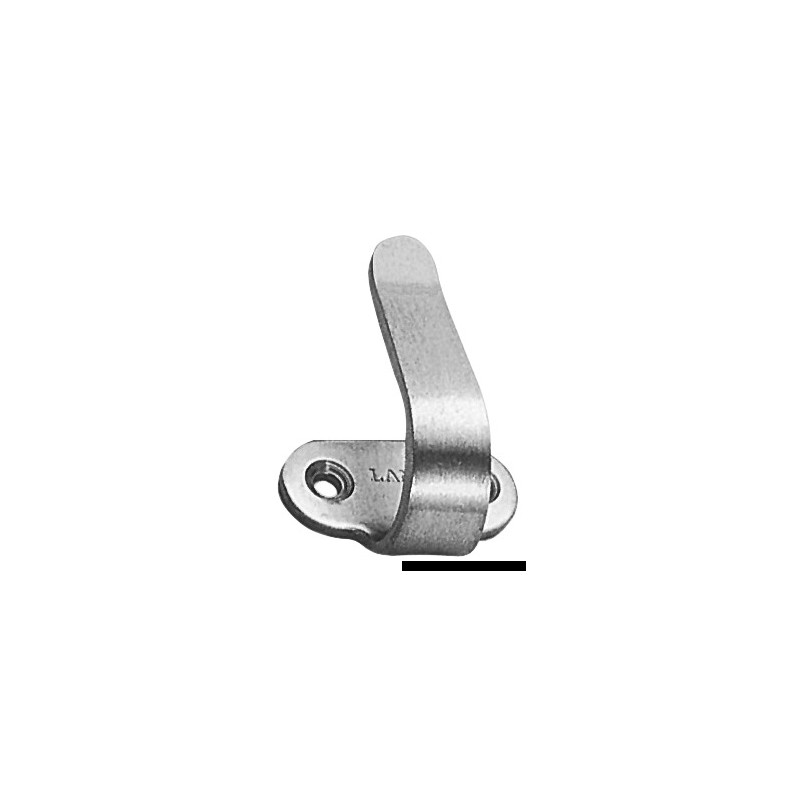 
Crochet inox poli p. mur 40 mm 
