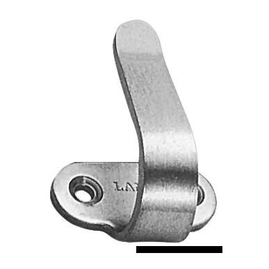 Crochet inox poli p. mur 40 mm | EAN 8033137128608 Ref 38.320.00