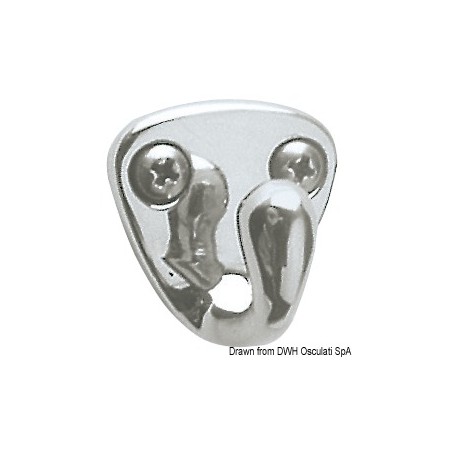 Crochet AISI316 23x23 mm | EAN 8033137128486 Ref 38.301.10