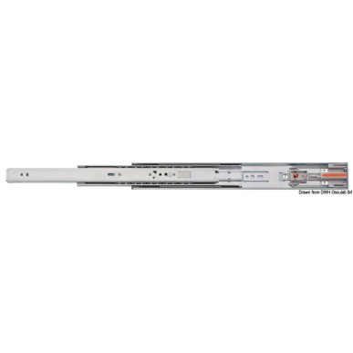 Guide rembourré Soft-close p. tiroirs 505-500 mm | EAN 8033137211959 Ref 38.273.20