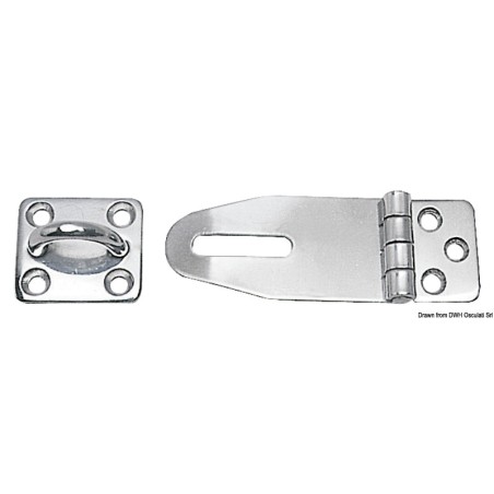 Bloque-coqueron Heavy duty inox poli miroir 33x67 mm | EAN 8033137004834 Ref 38.211.25