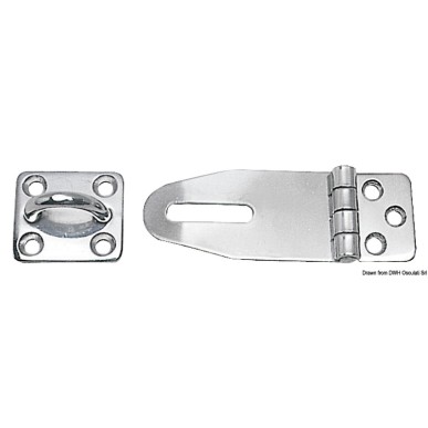 Bloque-coqueron Heavy duty inox poli miroir 33x67 mm | EAN 8033137004834 Ref 38.211.25
