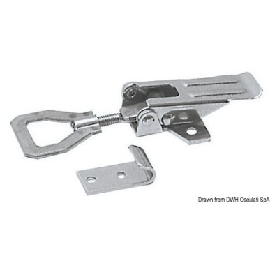 Fermeture levier inox réglable 250 kg | EAN 8033137128295 Ref 38.210.00