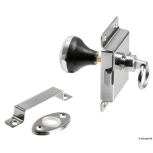 Serrure WC laiton chromé 95x57 mm | EAN 8033137004872 Ref 38.227.10