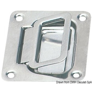 Poignée inox poli 57x77 mm | EAN 8033137004865 Ref 38.218.21
