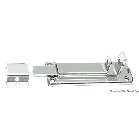 Loquet inoxpoli 85x27 mm | EAN 8033137128318 Ref 38.214.00