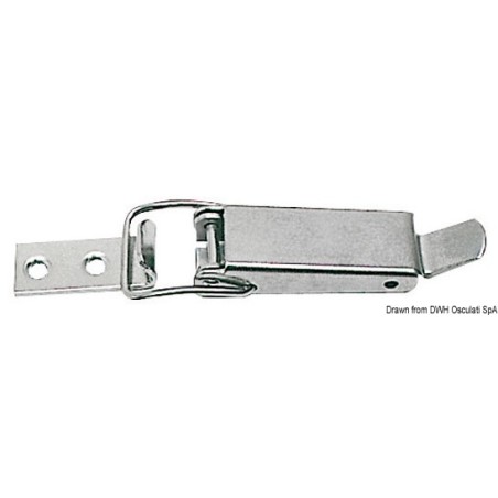 Fermeture levier inox 102mm  Ref 38.203.00