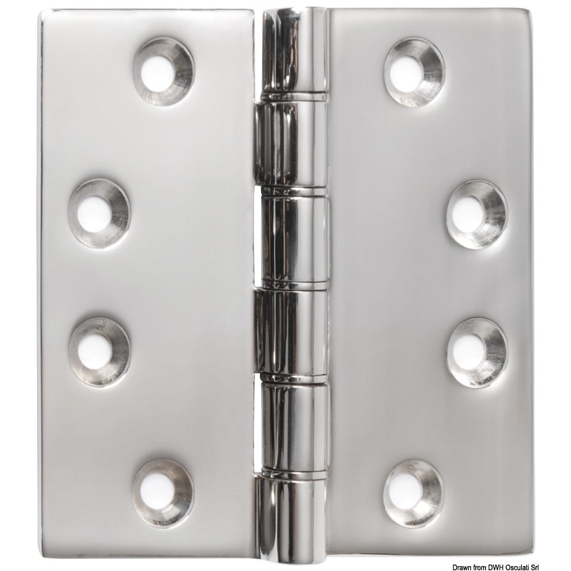 
Charnière inox 102 x 102 x 4 mm 
