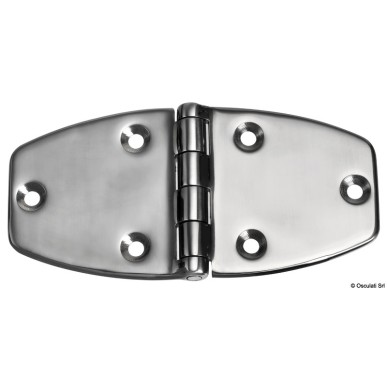 Charnière AISI316 trapézoïdale 153x75x3,6mm | EAN 8033137212192 Ref 38.455.16
