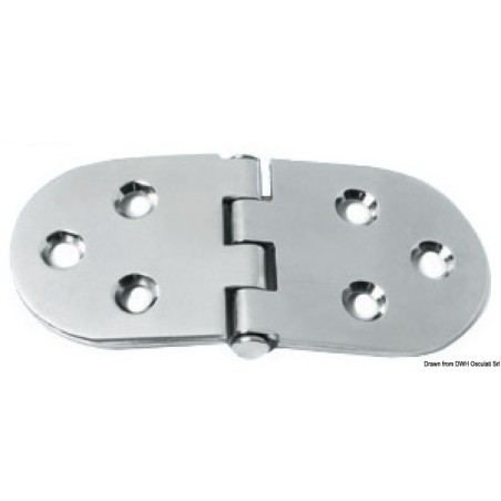 Charnière renversé heavy duty 130x60 mm | EAN 8033137129346 Ref 38.455.02