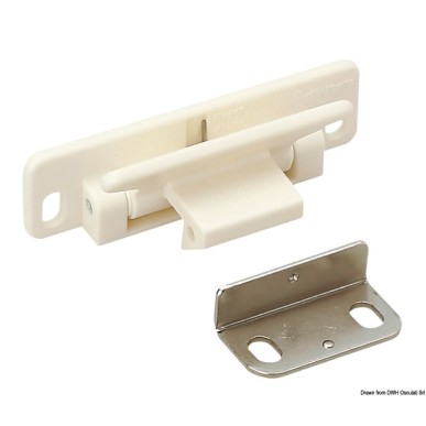 Pêne demi-tour levier+ déclic blanc | EAN 8033137211881 Ref 38.191.11