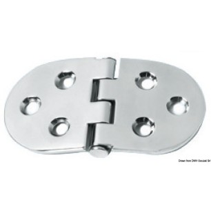 Charnière renversé heavy duty 110x60 mm | EAN 8033137129339 Ref 38.455.01