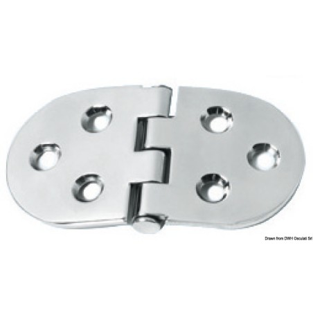 Charnière renversé heavy duty 110x60 mm | EAN 8033137129339 Ref 38.455.01