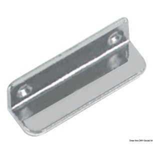 Platines butée L laiton chromé | EAN 8033137127953 Ref 38.183.05