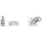 
Fermeture p. coqueron inox De Lux 
