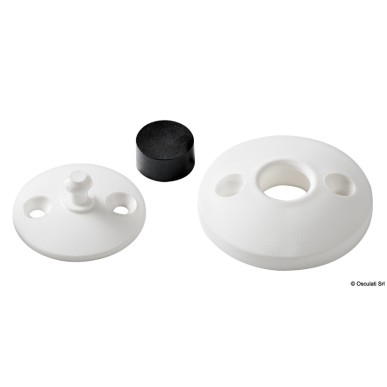 Bloque-porte nylon+caoutchouc blanc | EAN 8033137055942 Ref 38.422.88