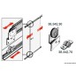 
Rail inférieure inox 12x11x2000 mm 
