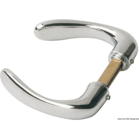Poignée Classic Kata II laiton chromé 85 mm | EAN 8033137027604 Ref 38.348.47