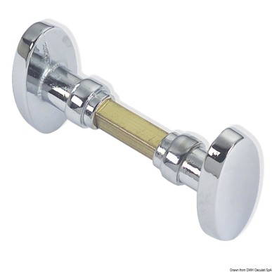 Poignée Classic Oval M laiton chromé 26x51 mm | EAN 8033137128974 Ref 38.395.00