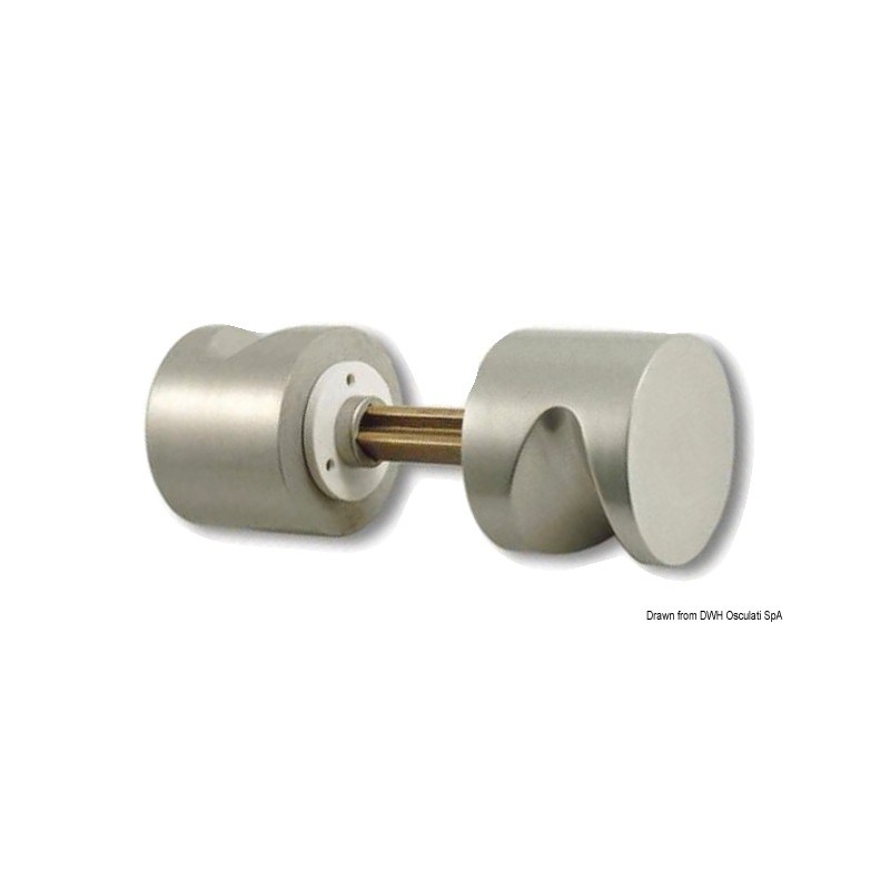 
Poignée Classic Style aluminium anodisé 40x32 mm 
