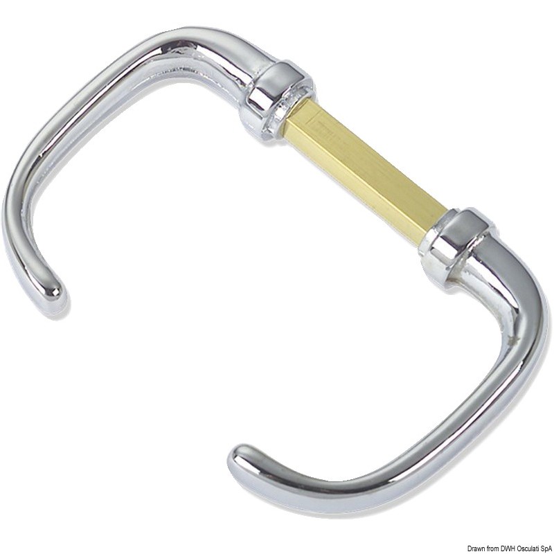 
Poignée Classic Classic laiton chromé 80x35 mm 
