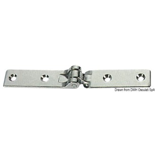 Charnière d'échelle laiton chromé 145x20x15 mm | EAN 8033137129636 Ref 38.825.00
