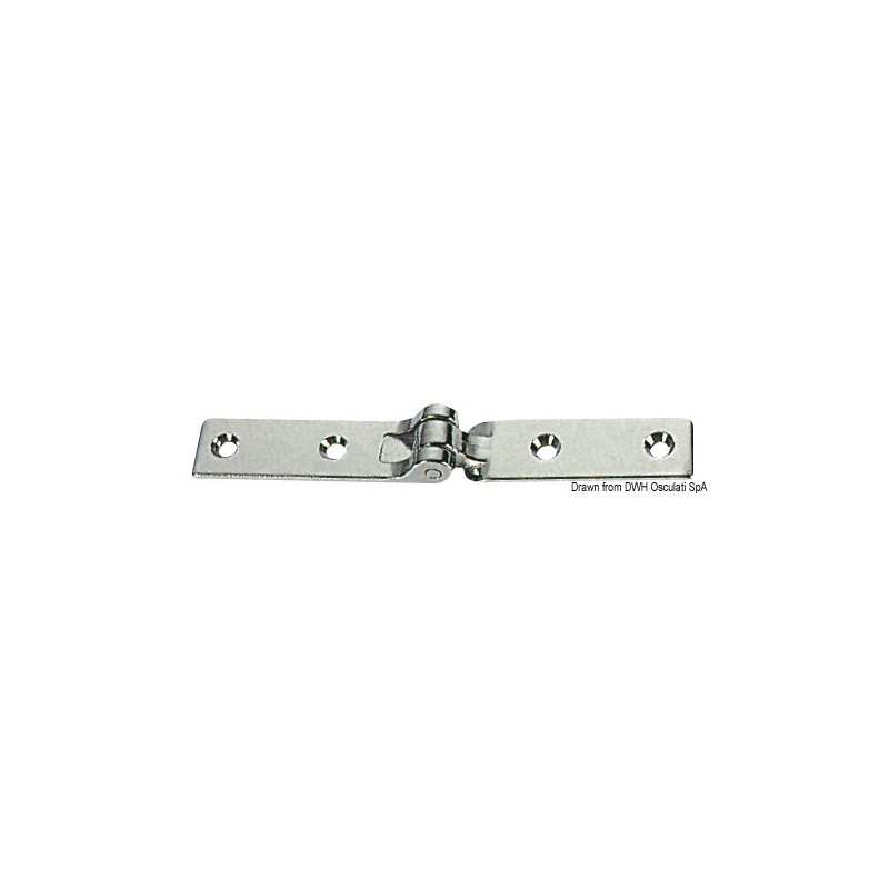 
Charnière d'échelle laiton chromé 145x20x15 mm 
