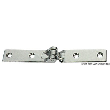 Charnière d'échelle laiton chromé 145x20x15 mm | EAN 8033137129636 Ref 38.825.00