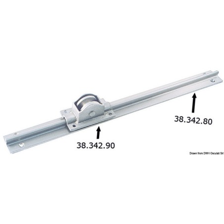 Chariot laiton nickelé 64x37 mm | EAN 8033137128691 Ref 38.342.90
