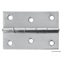 
Charnière rectangulaire inox poli miroir 75x50 mm 
