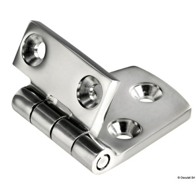 Charnière renversé AISI316 poli miroir 57x38 mm | EAN 8033137212277 Ref 38.831.02