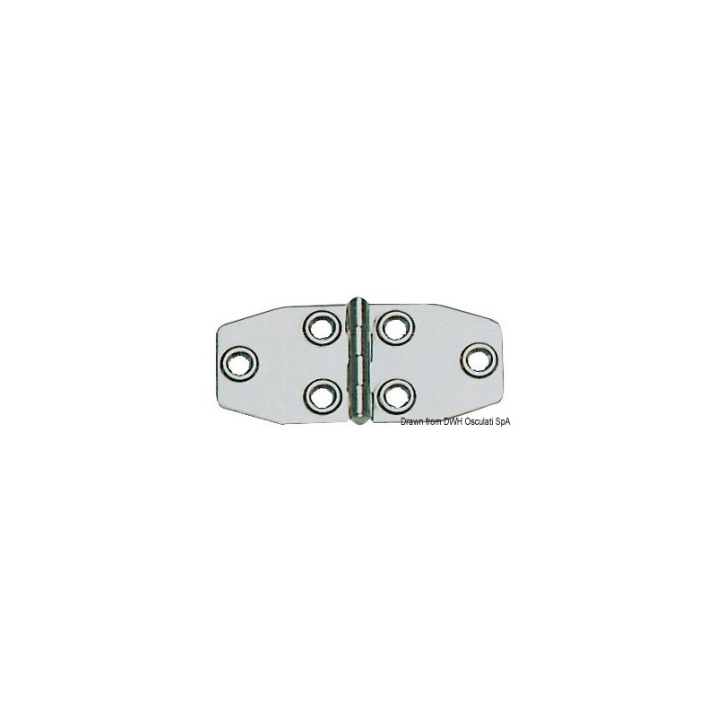 
Charnière AISI316 poli  102x46 mm 

