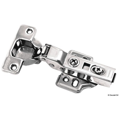 Charnière ressort portes Soft Close Half Overlay | EAN 8033137212215 Ref 38.526.02