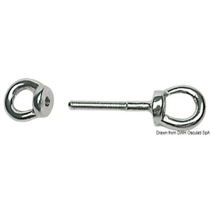 Anneau double inox 10x80 mm | EAN 8033137130632 Ref 39.170.92