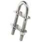 
Cavalier U raccord conique inox poli mi 122x12,5mm 
